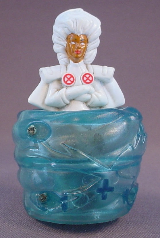 Marvel Superheroes Storm In A Tornado, 3 1/4 Inches Tall, Storm Spins Inside The Tornado, 1996