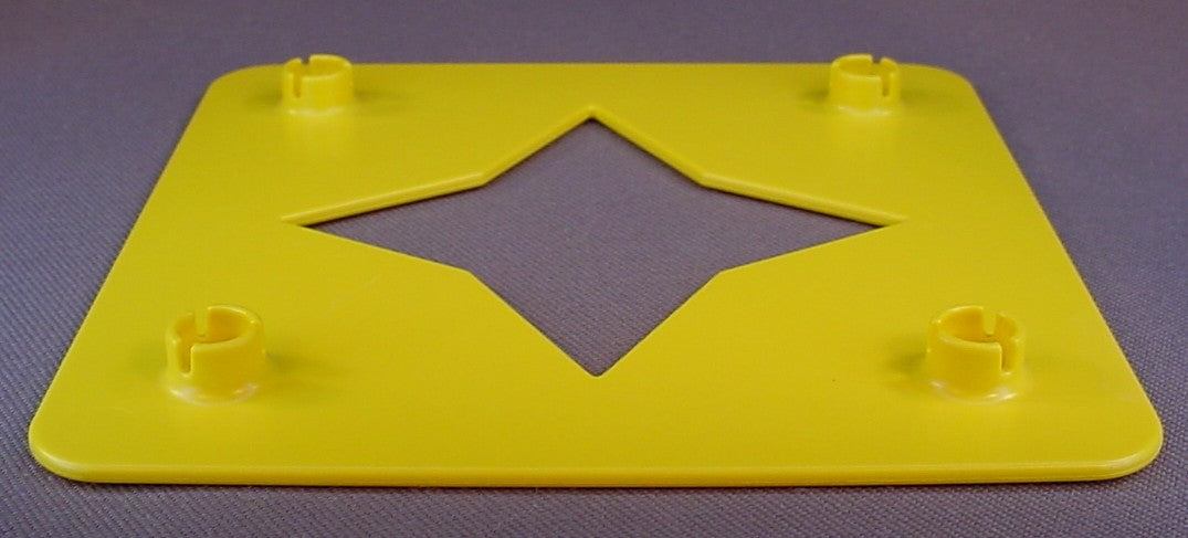 Playmobil Yellow Square Swing Base With A Star Opening, 3726, 30 06 5660