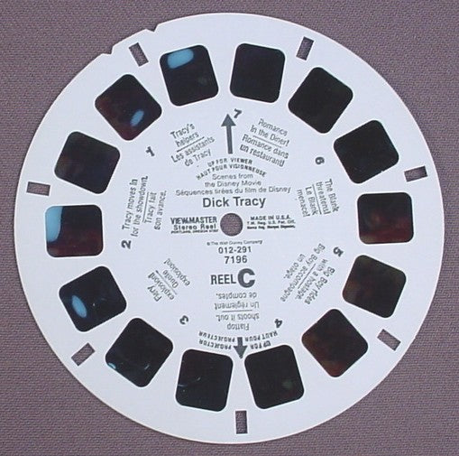 View-Master Scenes From The Disney Movie Dick Tracy, 7196, 012-291
