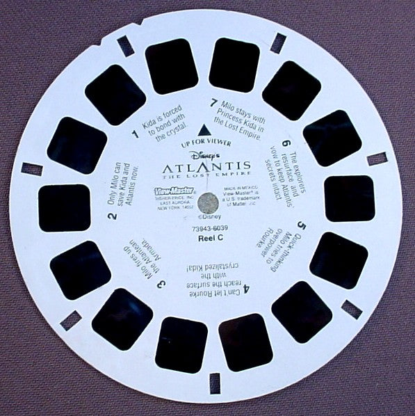 View-Master Disney Atlantis The Lost Empire, 6039-73943, Reel C, Fisher Price, Viewmaster