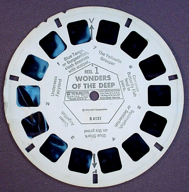 View-Master Wonders Of The Deep, B6121, 1954 GAF Corp, Viewmaster – Ron's  Rescued Treasures