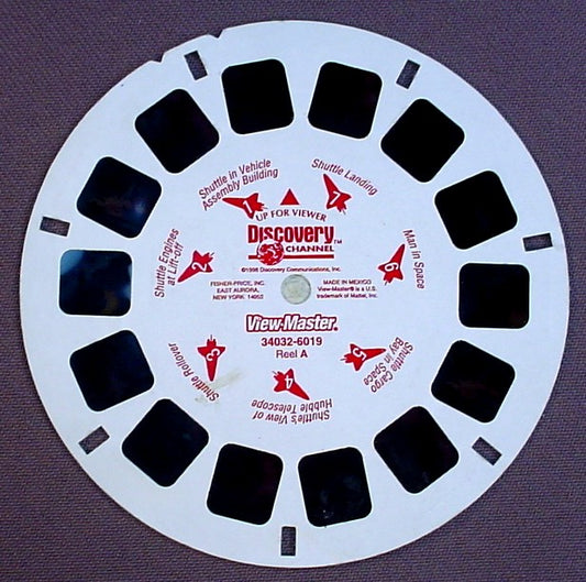 View-Master Discovery Channel, 6019-34032, Reel A, Fisher Price, 1998 Discovery Communications Inc, Viewmaster