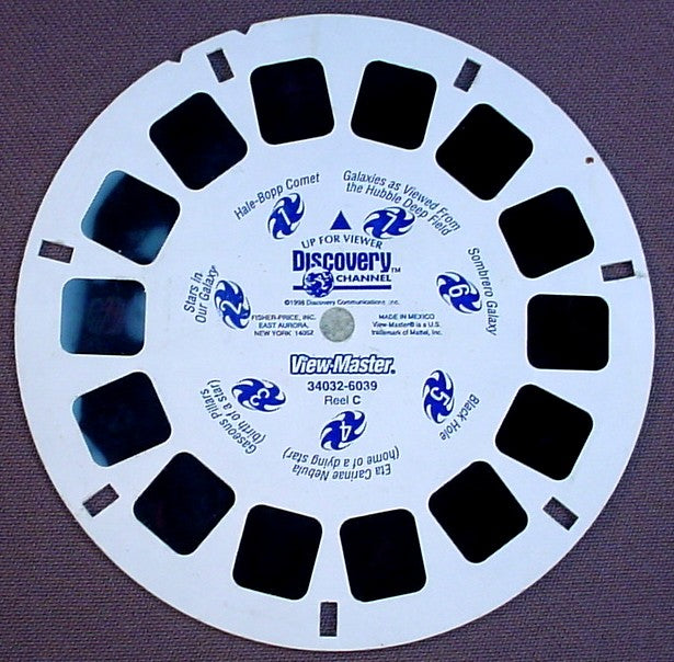 View-Master Discovery Channel, 6019-34032, Reel C, Fisher Price, 1998 Discovery Communications Inc, Viewmaster