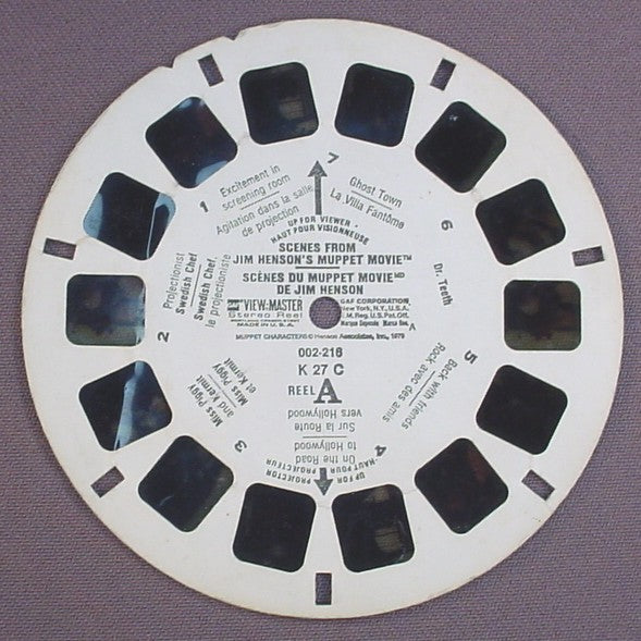 View-Master Scenes From Jim Henson's Muppet Movie, K27C 002-216, Reel A, 1979 Jim Henson Muppets