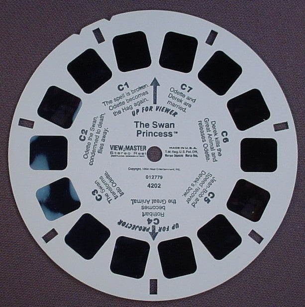 View-Master The Swan Princess, 4202-012-779, Reel C, 1994 Nest Ent Inc, Viewmaster