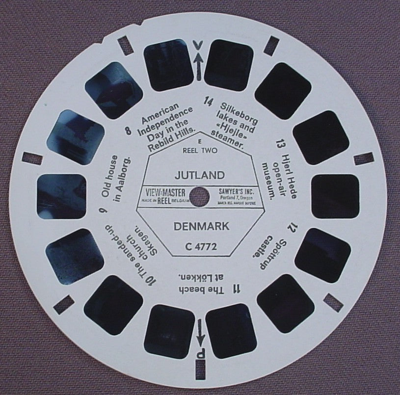 View-Master Jutland Denmark, C4772, Reel 2, Sawyer's Inc, Viewmaster