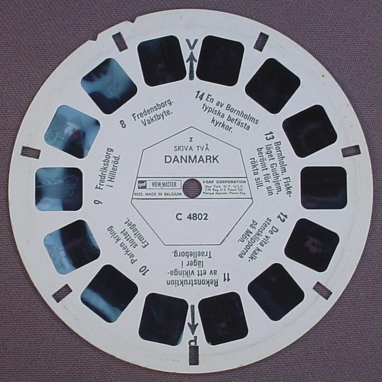 View-Master Skiva Tva Danmark, C 4802, C4802, Reel 2, GAF Corp, Viewmaster