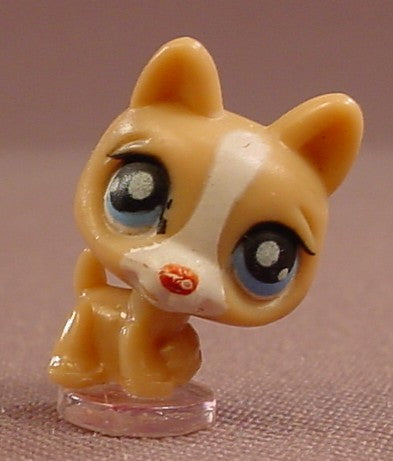 Littlest Pet Shop #T138 Teeniest Tiniest Teensies Light Brown German Shepherd Puppy Dog