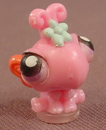 Littlest Pet Shop #T32 Teeniest Tiniest Teensies Light Pink Butterfly With Orange Wings, 8 Pack Set 6