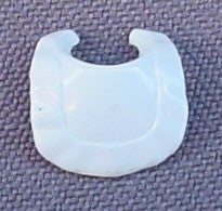 Playmobil White Victorian Style Baby Bib With Ruffled Edges, 4145 5502 5510 5570 5763 70210 70282