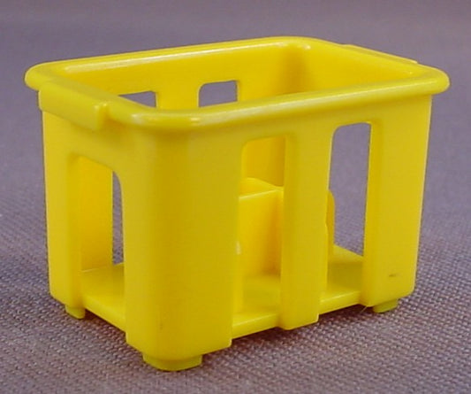 Playmobil Yellow Gold Case Or Crate For 6 Bottles, 3069 3202 3204 3230 3254 3694 3775 3848
