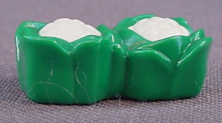 Playmobil Green & White 2 Heads Of Cauliflower Food, 3074 3124 3204 3325 4069 4142