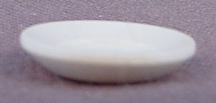 Playmobil White Plate Or Dish, 5/8 Inch Across, 3208 4055 4145 4157 4249 4263 4264 4279 4286 4857