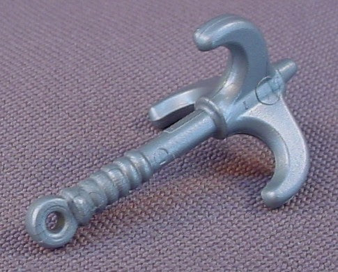 Playmobil Silver Gray Grappling Hook With Loop For String, 3029 3030