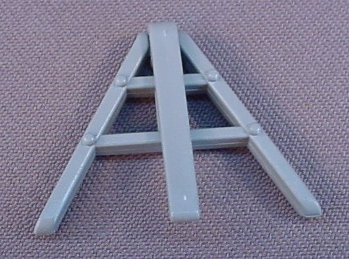 Playmobil Gray Tri-Pod Stand With Folding Legs For A Triangular Sign, 3001 3001 3745 3756 3777, Grey
