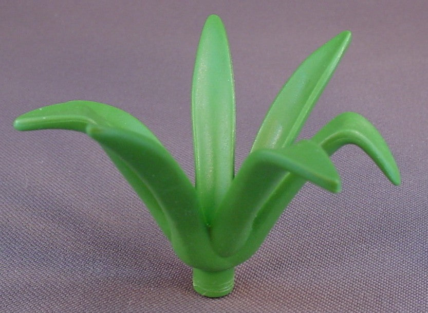 Playmobil Dusty Green Large Leaf Jungle Plant Outer Or Bottom Section With 7 Leaves, 4899 5230 5245
