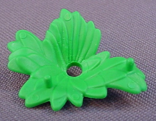 Playmobil Green Cup Shaped Leaf Base With 2 Studs & Center Hole