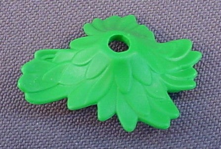 Playmobil Green Cup Shaped Leaf Base With 2 Studs & Center Hole