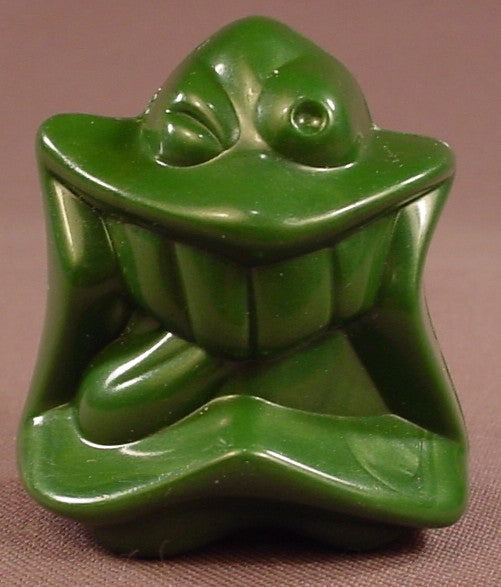 McDonalds 2000 Crazy Bones Dark Green Funnybone, 2 Inches Tall, Monster Bones, Go Gos