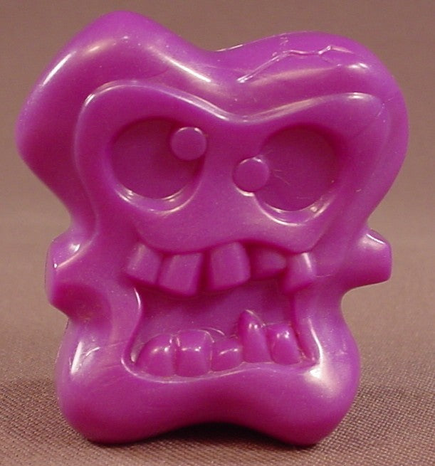 McDonalds 2000 Crazy Bones Purple Raskull, 2 Inches Tall, Monster Bones, Go Gos