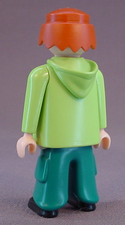 Playmobil Adult Male Skateboarder Figure In Baggy Dark Green Pants With Side Pockets, 4414, Teen