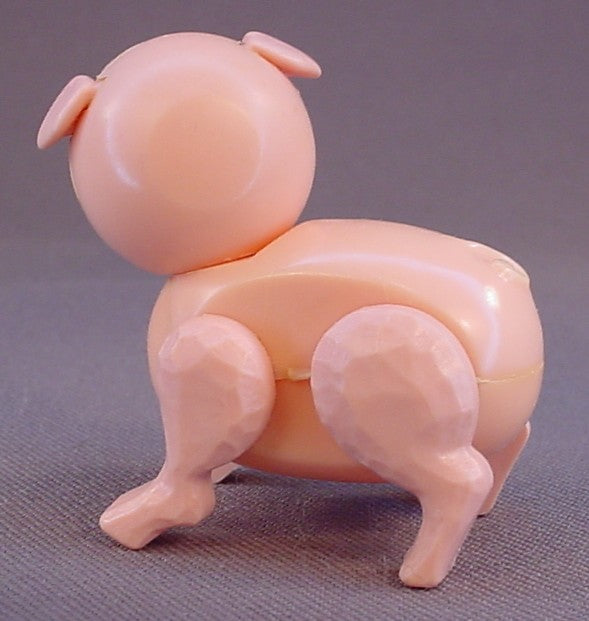 Fisher Price Vintage Pink Pig Animal, Legs & Head Move, 2501 Barn, Little People LP