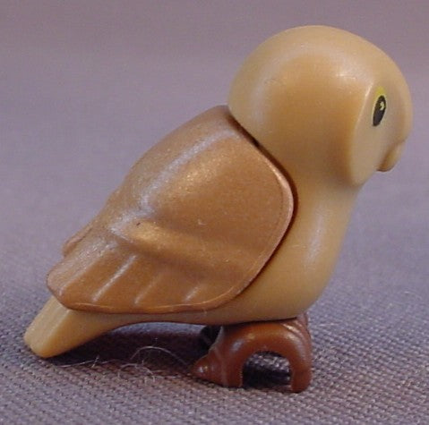 Playmobil Tan And Brown Owl Bird Animal Figure, 3006 3217 3626 3665 3826 3841 4095 5004 5039 5208