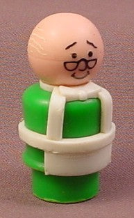 Fisher Price Vintage Mr Hooper Sesame Street Little People, 938, Play Family Sesame Street