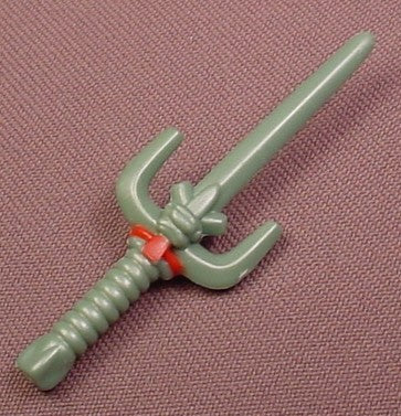 TMNT Green Sai Weapon Accessory For An Alien Hunter Raphael Action Figure, 2007