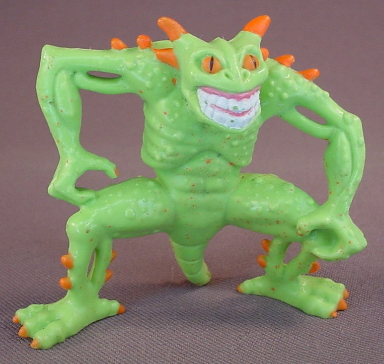 Trash Bag Bunch Green Slobber Ghoul PVC Figure, 2 1/2 Inches Tall, Trashor, Series 1, 1991 Galoob