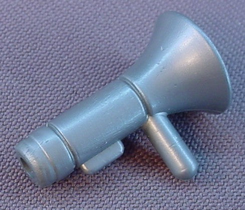 Playmobil Silver Gray Modern Style Megaphone, 3329 3539 3903 3904 4157 4168 4511 4822 4823 4996 5025
