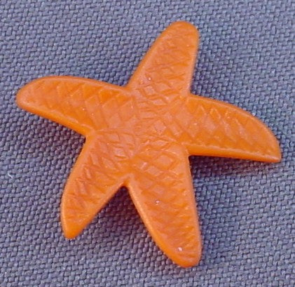 Playmobil Orange Star Fish Starfish Animal Figure, 3029 3664 3861 3865 3916 3951 3953 4067 4156 4946