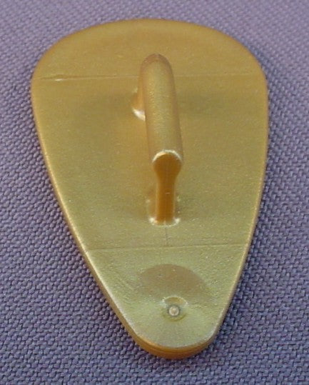 Playmobil Gold Tear Drop Shaped Shield With A White & Red Unicorn On A Blue Background, 3287 5815