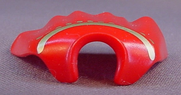 Playmobil Red Half Length Cloak Or Cape With A Gold Design On The Back, 3345 3840 4211, 30 63 0780