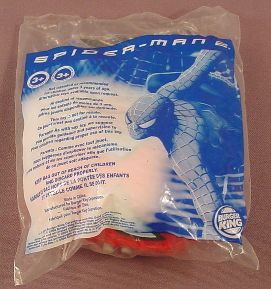 Spider-Man 2 Spidey Speed Stopwatch Toy Sealed In The Original Bag, 2004 Burger King