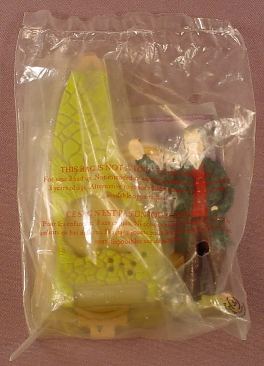 Lord Of The Rings Bilbo Baggins Figure And Base Sealed In The Original Bag, 2001 Burger King