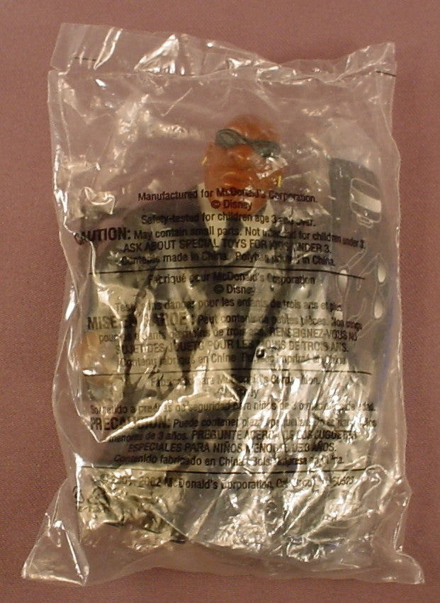 Disney Lilo & Stitch Cobra Mr Bubbles Figure With A Surfboard & Stickers Sealed In The Original Bag, #3, 2002 McDonalds