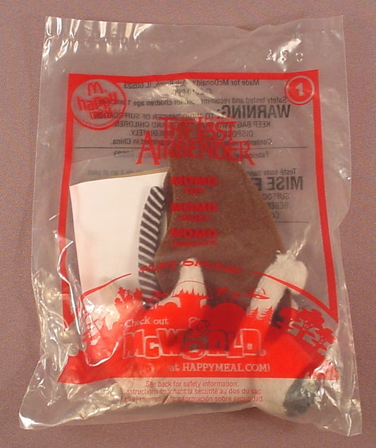 The Last Airbender Movie Momo Plush Toy Sealed In The Original Bag, #1, 2010 McDonalds