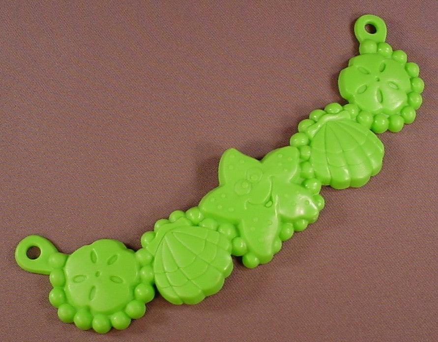 Mr Potato Head Green Seashell & Starfish Belt, 7 1/4 Inches Long, 1997 Playskool, Spud Of The Sea