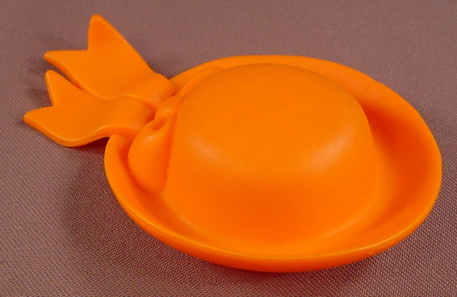 Mr & Mrs Potato Head Orange Hat With A Bow In The Back, For 3 1/2 To 4 Inch Bodies, 1995 & 2005 Playskool