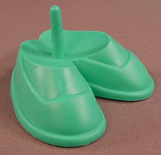 Mr & Mrs Potato Head Green Loafer Shoes, For 3 1/2 To 4 Inch Bodies, 1995 & 2005 Playskool