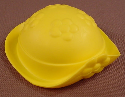 Mr & Mrs Potato Head Yellow Hat With A Turned Up Brim & Flowers, For 3 1/2 To 4 Inch Bodies