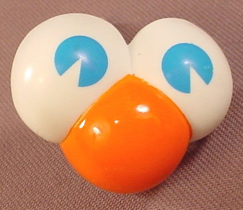 Mr & Mrs Potato Head One Piece Face With Blue Eyes & An Orange Nose, For 3 1/2 To 4 Inch Bodies