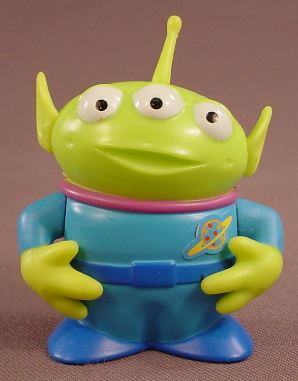 Disney Toy Story Alien With All Three Eyes Open Vinyl Figure, 2 3/4 Inches  Tall, 2013 Mattel, BFP22