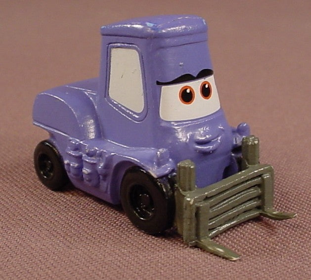 Disney Planes Dottie The Forklift PVC Figure, 1 1/2 Inches Long, Purple Blue, Disney Cars, Figurine