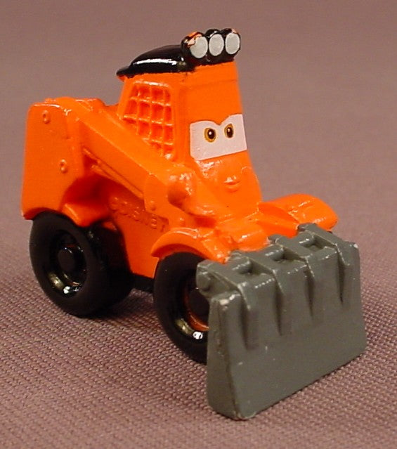 Disney Planes Pinecone The Digger PVC Figure, Smoke Jumper, Bobcat, Skid Steer, 1 1/2 Inches Long, Disney Cars