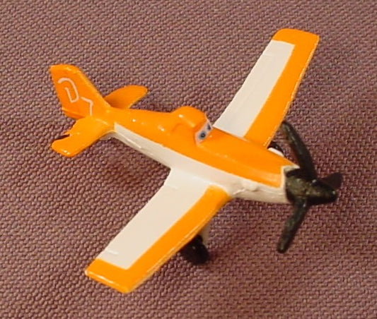 Disney Planes Dusty Crophopper Crop Duster Airplane PVC Figure, 1 1/2 Inches Long, Disney Cars, Figurine