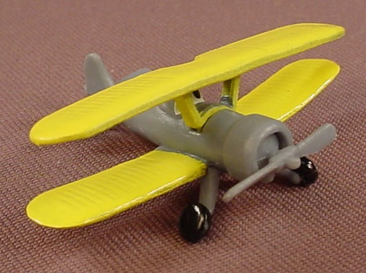 Disney Planes Leadbottom Bi-Plane Airplane PVC Figure, 1 3/4 Inches Long, Disney Cars, Figurine