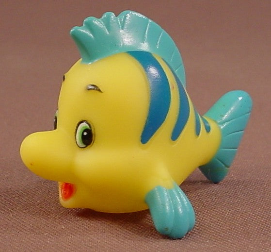 Disney The Little Mermaid Flounder Fish Squeezable Vinyl Figure Ron's