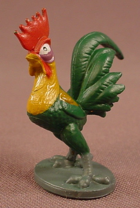 Disney Moana Heihei The Chicken Or Rooster PVC Figure On A Base, 1 1/2 Inches Tall, Figurine